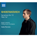 Shostakovich: Symphonies, Vol 11 - Symphony No. 13, "Babi Yar" cover