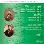Vieuxtemps: Cello Concertos (with works by Ysaÿe) cover