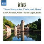 Ries: Three Sonatas for Violin and Piano cover