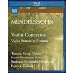 Mendelssohn: Violin Concertos / Violin Sonata BLU-RAY AUDIO ONLY cover
