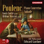 Poulenc: Piano Concertos, Aubade, and other works cover