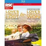 Love's Labour's Lost & Love's Labour's Won [Much Ado About Nothing] (recorded live at Stratford-Upon-Avon in March 2015) BLU-RAY cover