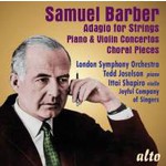 Barber: Adagio for Strings / Piano Concerto / Violin Concerto / 4 Choral Pieces cover