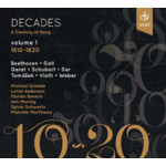 Decades: A Century of Song - Volume 1: 1810-1820 cover
