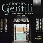 GENTILI: Trio Sonatas Op.1 cover