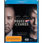 House Of Cards (US) - Season 4 (Blu-ray) cover