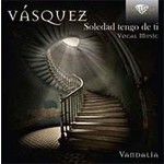 Vásquez: Vocal Music cover