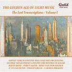 The Golden Age Of Light Music: The Lost Transcriptions Vol 1 cover
