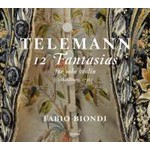 Telemann: Fantasias (12) for solo violin, TWV 40:14-25 cover
