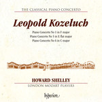 Kozeluch: Piano Concertos Nos 1, 5 & 6 cover