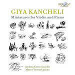 Miniatures for Violin and Piano cover