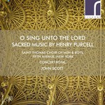 O Sing Unto The Lord: Sacred Music By Henry Purcell cover