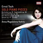 Ernst Toch: Solo Piano Pieces cover