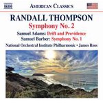 Thompson / Barber / S. Adams: Symphonies cover