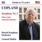 Copland: Symphony No. 3 / Three Latin American Sketches cover