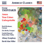 Tsontakis: Anasa / True Colors / Unforgettable cover