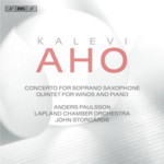 Aho: Saxophone Concerto and Quintet cover
