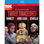 Shakeseare: Three Tragedies: Hamlet / King Lear / Othello (recorded live in 2015 - 2016) BLU-RAY cover