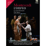 Monteverdi: L'Orfeo (complete opera recorded in 2015) DVD + Blu-ray cover