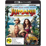 Jumanji: Welcome To The Jungle (4K HD, Blu-ray & Digital UV) cover