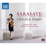 Sarasate: Complete works for violin and piano cover