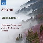 Spohr: Violin Duets Vol 1 cover