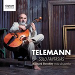 Telemann: Solo Fantasias cover