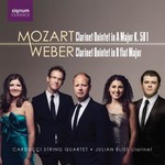 Mozart & Weber Quintets cover
