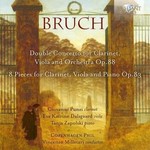BRUCH: Double Concerto for Clarinet, Viola and Orchestra Op.88, 8 Pieces for Clarinet, Viola and Piano, Op.83; Giovanni Punzi, Eva Katrine Dalsgaard cover
