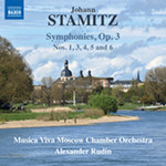 Stamitz: Symphonies, Vol. 3 - Op. 3, Nos. 1 and 3-6 cover