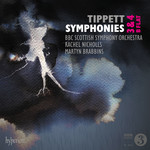 Tippett: Symphonies Nos 3, 4 & B flat cover