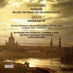 Schumann: Adventlied & Ballade vom Pagen und der Königstochter & JS Bach: Cantata BWV 105 cover