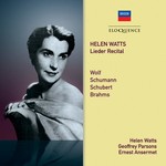 Helen Watts - Lieder Recital cover