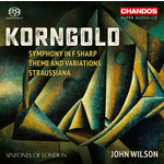 Korngold: Symphony in F Sharp / Straussiana / Theme & Variations cover