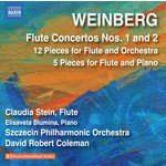 Weinberg: Flute Concertos Nos. 1 & 2 cover