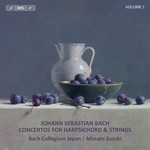 Bach: Harpsichord Concertos, Vol. 1 cover