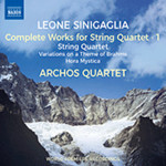 Sinigaglia: String Quartet Works (Complete), Vol. 1 cover