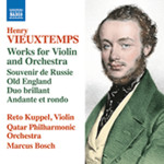 Vieuxtemps: Violin and Orchestra Works - Souvenir de Russie / Old England / Duo brillant cover