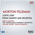 Feldman: Coptic Light; String Quartet and Orchestra cover