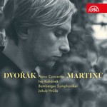 Dvorák & Martinu: Piano Concertos cover