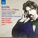 Busoni: Works for 2 Pianos cover