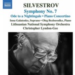 Silvestrov: Ode to a Nightingale / Piano Concertino / Symphony No. 7 cover