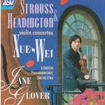 MARBECKS COLLECTABLE: Strauss/Headington: Violin Concertos cover