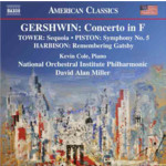 Gershwin: Concerto in F (with works by Tower, Piston & Harbison) cover