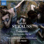 Strauss, (R.): Tanzsuite Divertimento, Op 85 cover