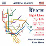 Reich: Eight Lines / City Life cover