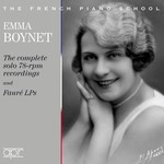 Emma Boynet: The complete solo 78-rpm recordings and Faure LPs cover