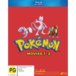 Pokémon Movies 1-3 Collector's Edition (Blu-Ray) cover
