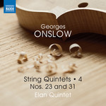 Onslow: String Quintets 4: Nos. 23 and 31 cover