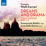 Wolf-Ferrari: Violin Sonatas Nos. 1-3 cover
